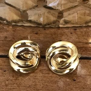 Vintage Monet clip earrings